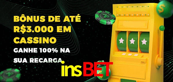 insbet melhor bônus de depósito